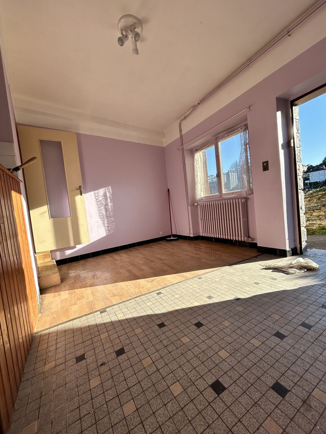 Pièce avant travaux — chantier Corrèze